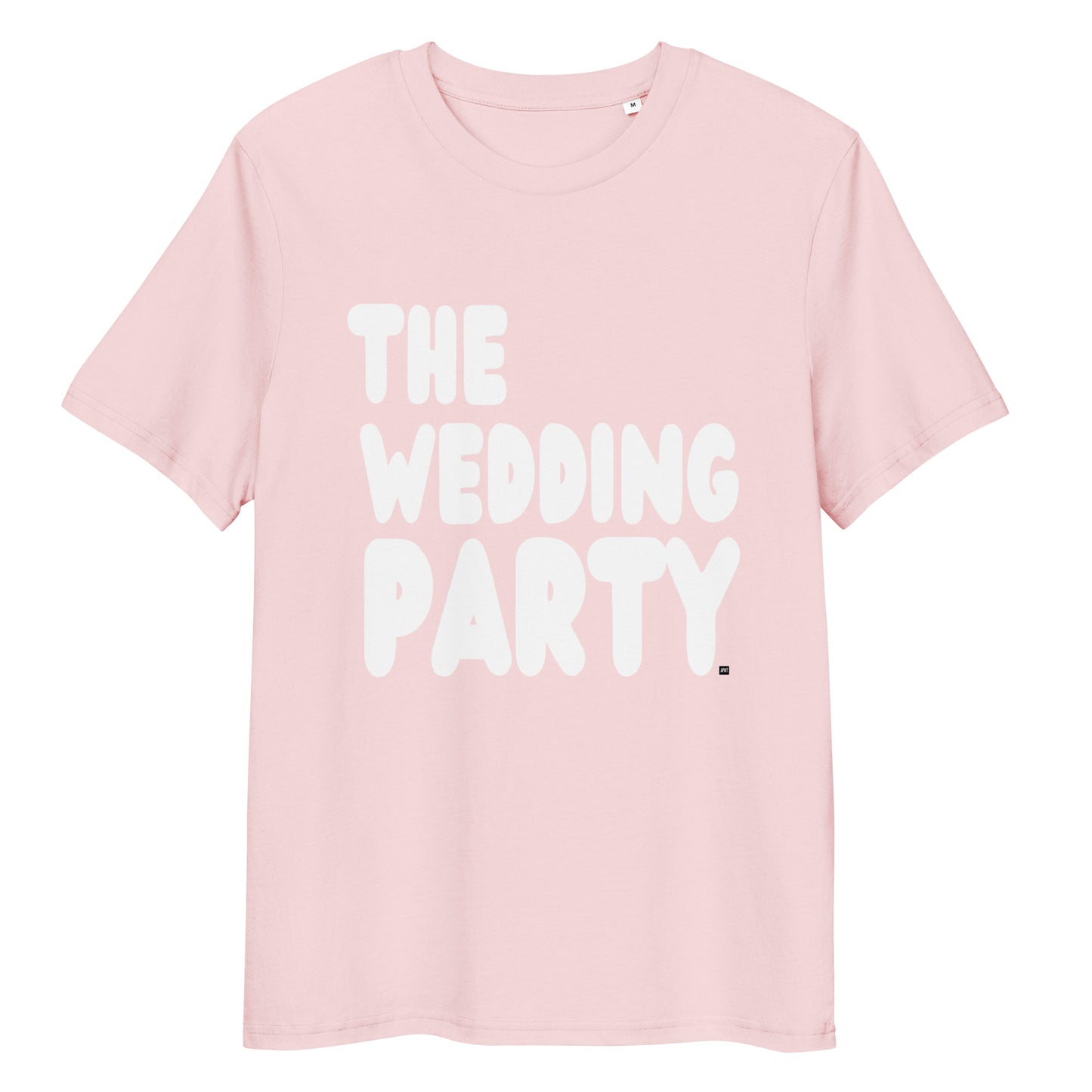 The Wedding Party Premium Unisex T-Shirt in Pink from the APWT Gift Shop