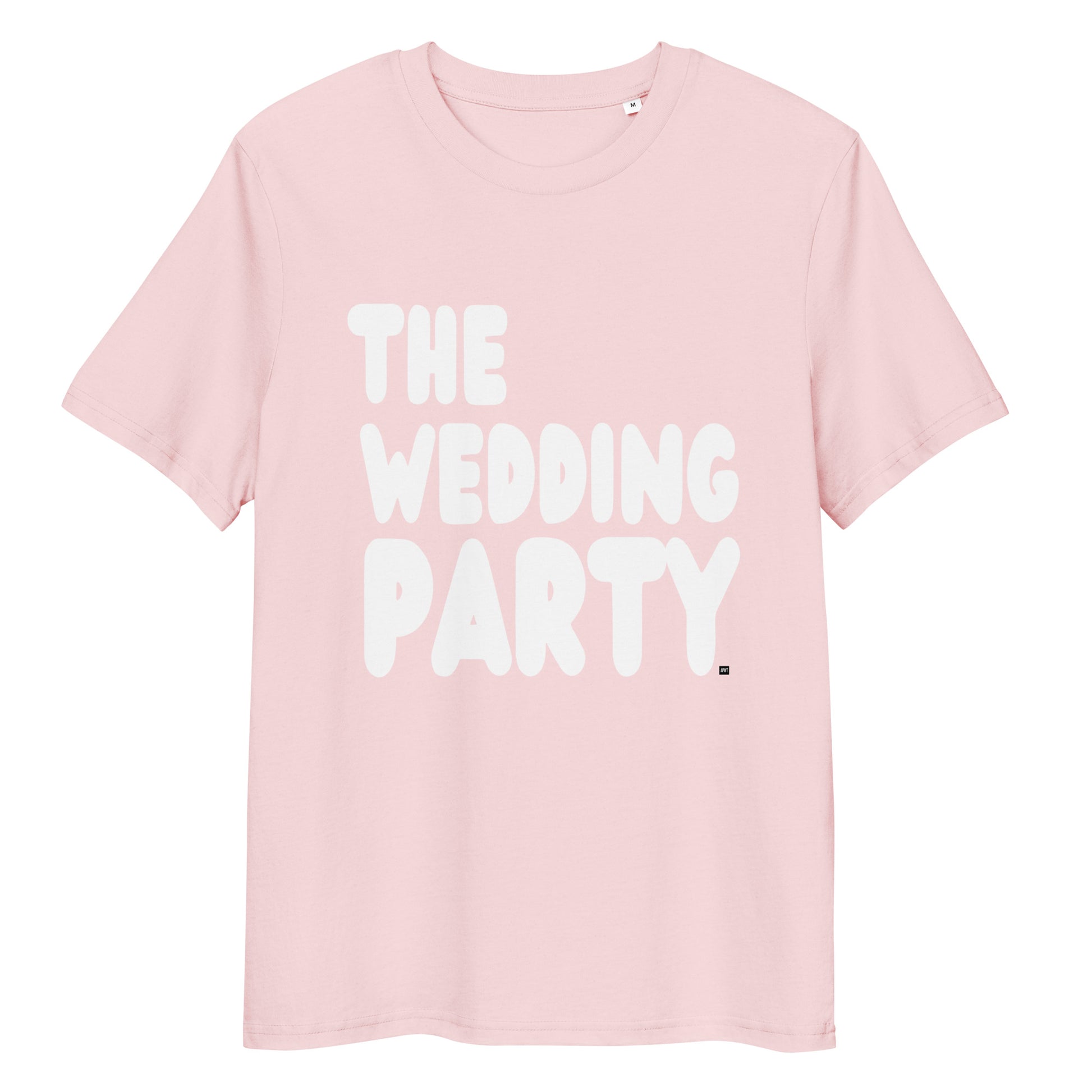 The Wedding Party Premium Unisex T-Shirt in Pink from the APWT Gift Shop