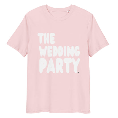 The Wedding Party Premium Unisex T-Shirt in Pink from the APWT Gift Shop