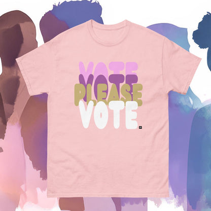 Please Vote in Primaries Pink Unisex T-Shirt