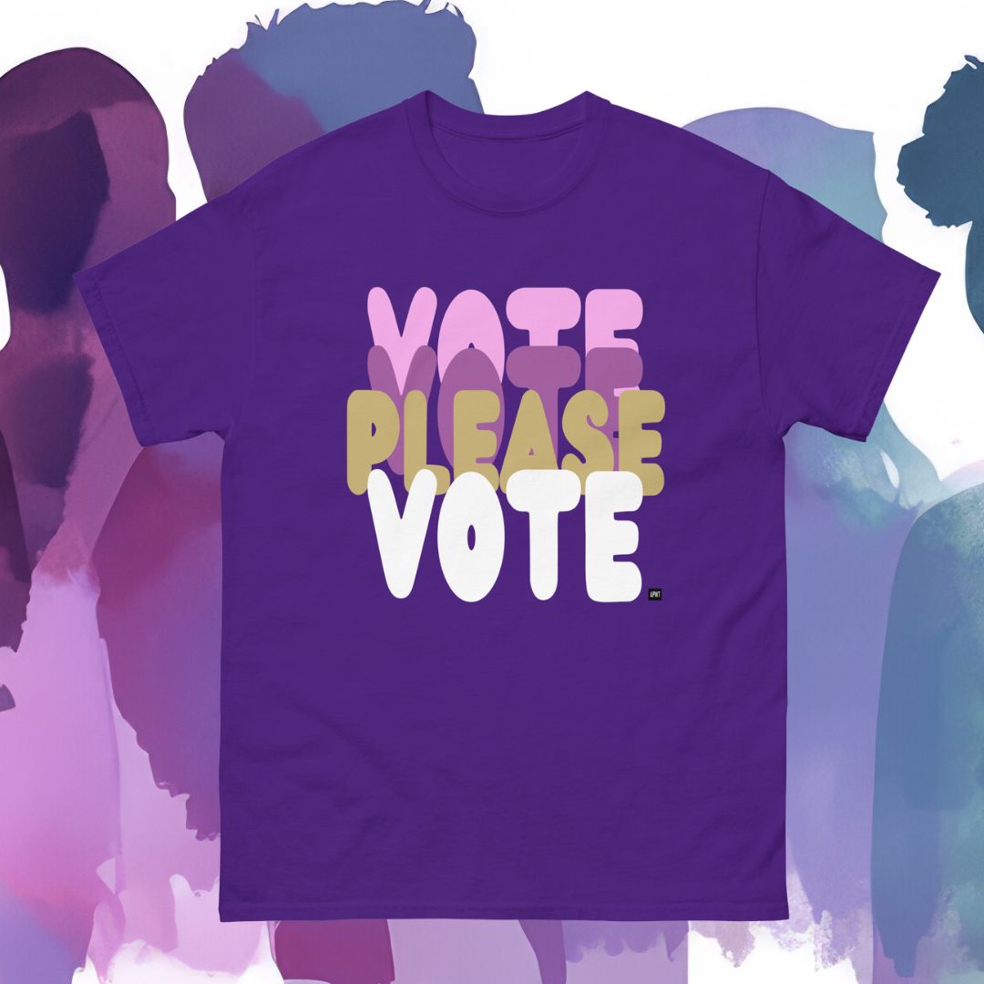 Please Vote in Purple States Unisex T-Shirt