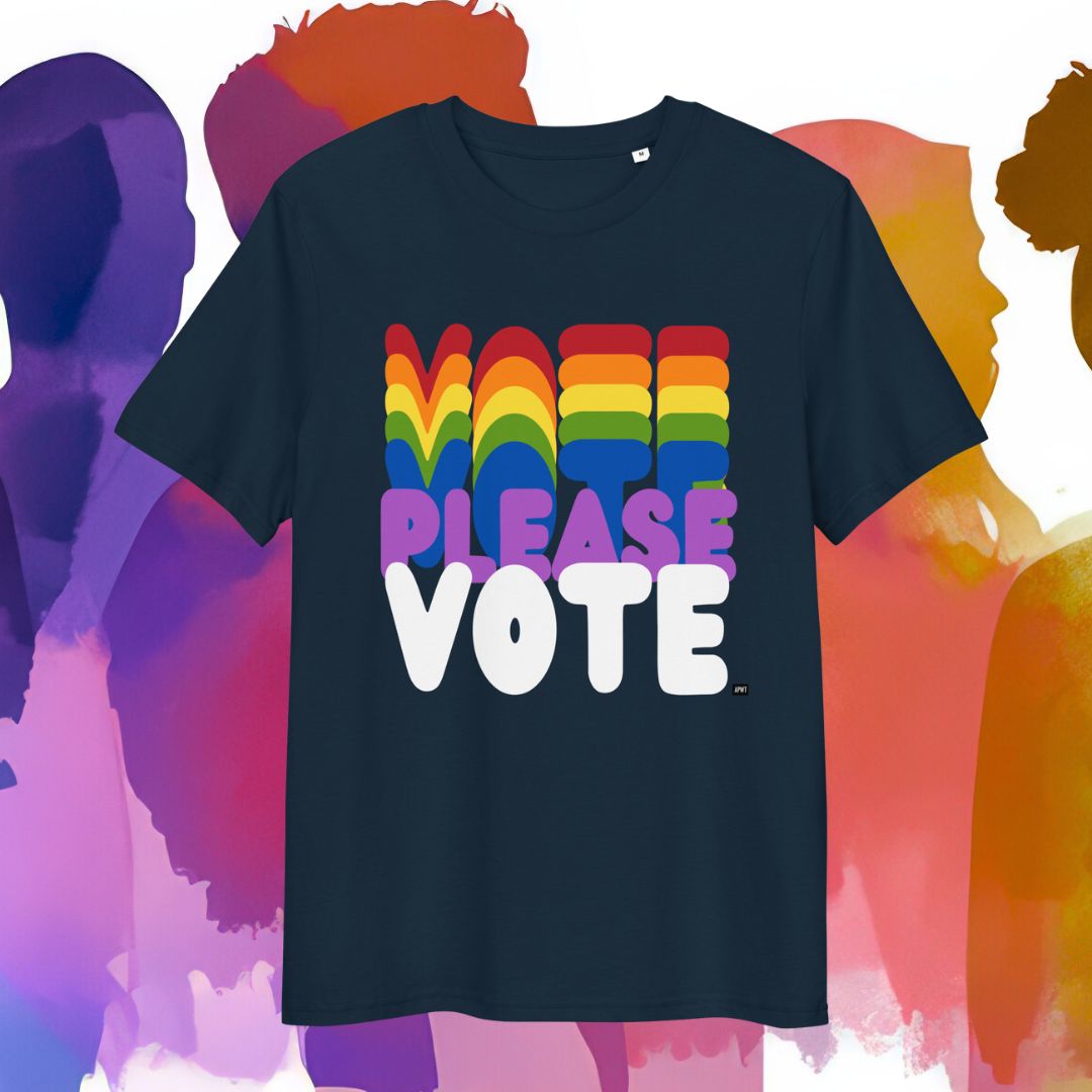 Please Vote in Color Premium Unisex T-Shirt - Available in 2 Colors