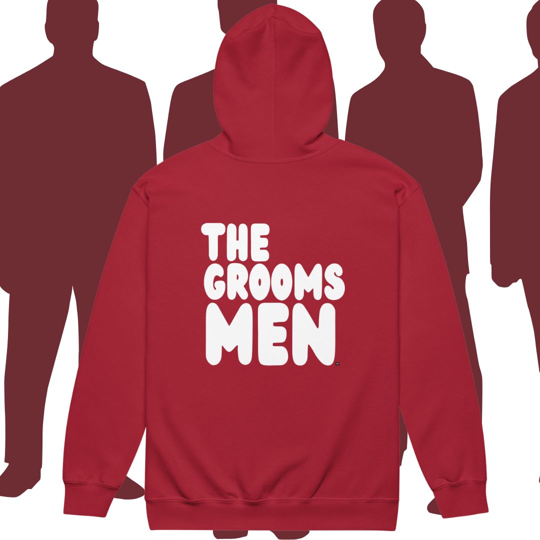 The Groomsmen Unisex Zip-Up Hoodie - Available in Assorted Colors