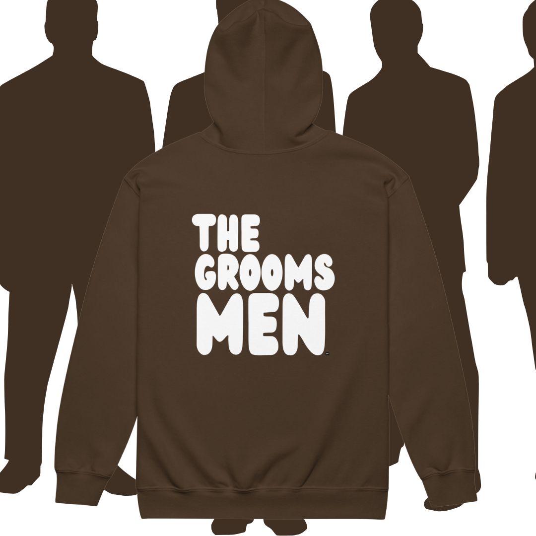 The Groomsmen Unisex Zip-Up Hoodie - Available in Assorted Colors