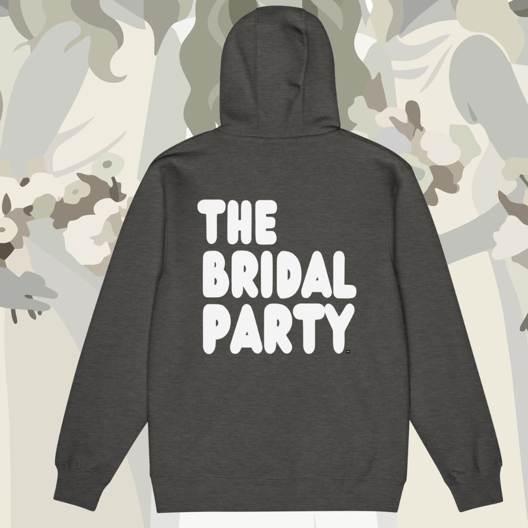 The Bridal Party Premium Unisex Zip-Up Hoodie - Available in Assorted Colors