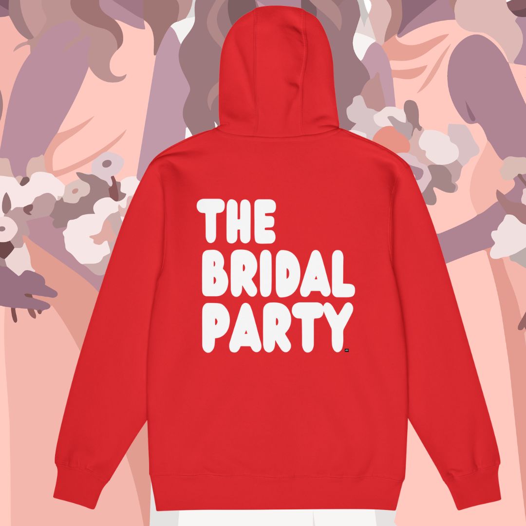 The Bridal Party Premium Unisex Zip-Up Hoodie - Available in Assorted Colors