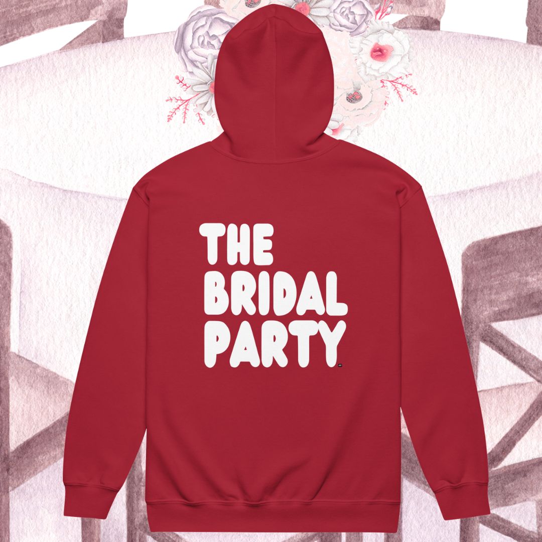 The Bridal Party Unisex Zip-Up Hoodie - Available in Assorted Colors