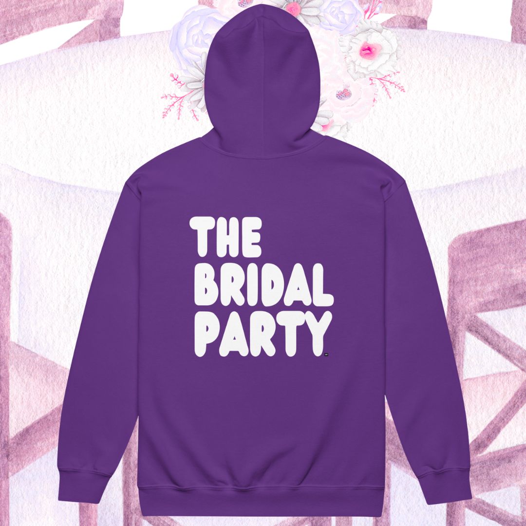 The Bridal Party Unisex Zip-Up Hoodie - Available in Assorted Colors