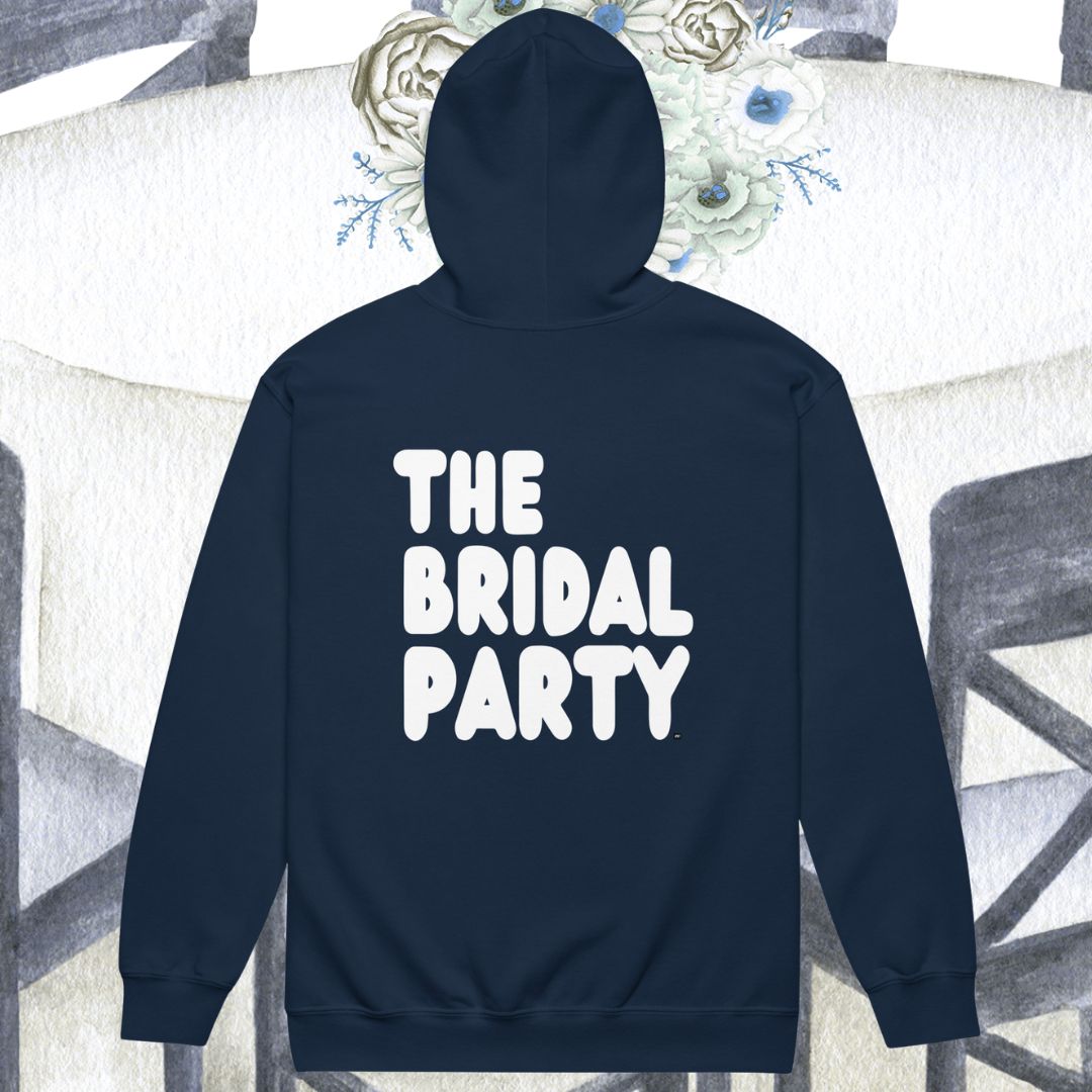 The Bridal Party Unisex Zip-Up Hoodie - Available in Assorted Colors