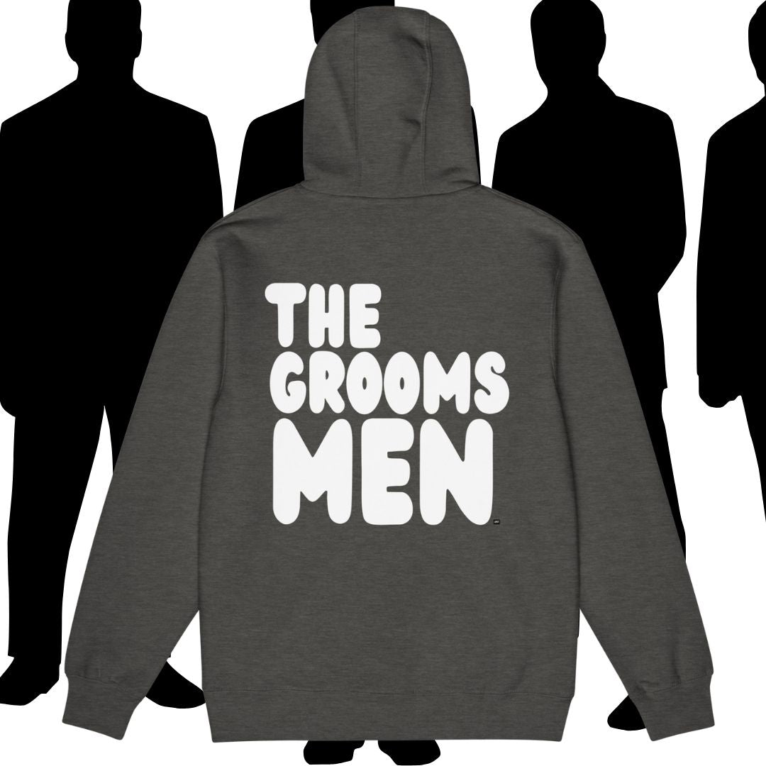 The Groomsmen Premium Unisex Zip-Up Hoodie - Available in Assorted Colors