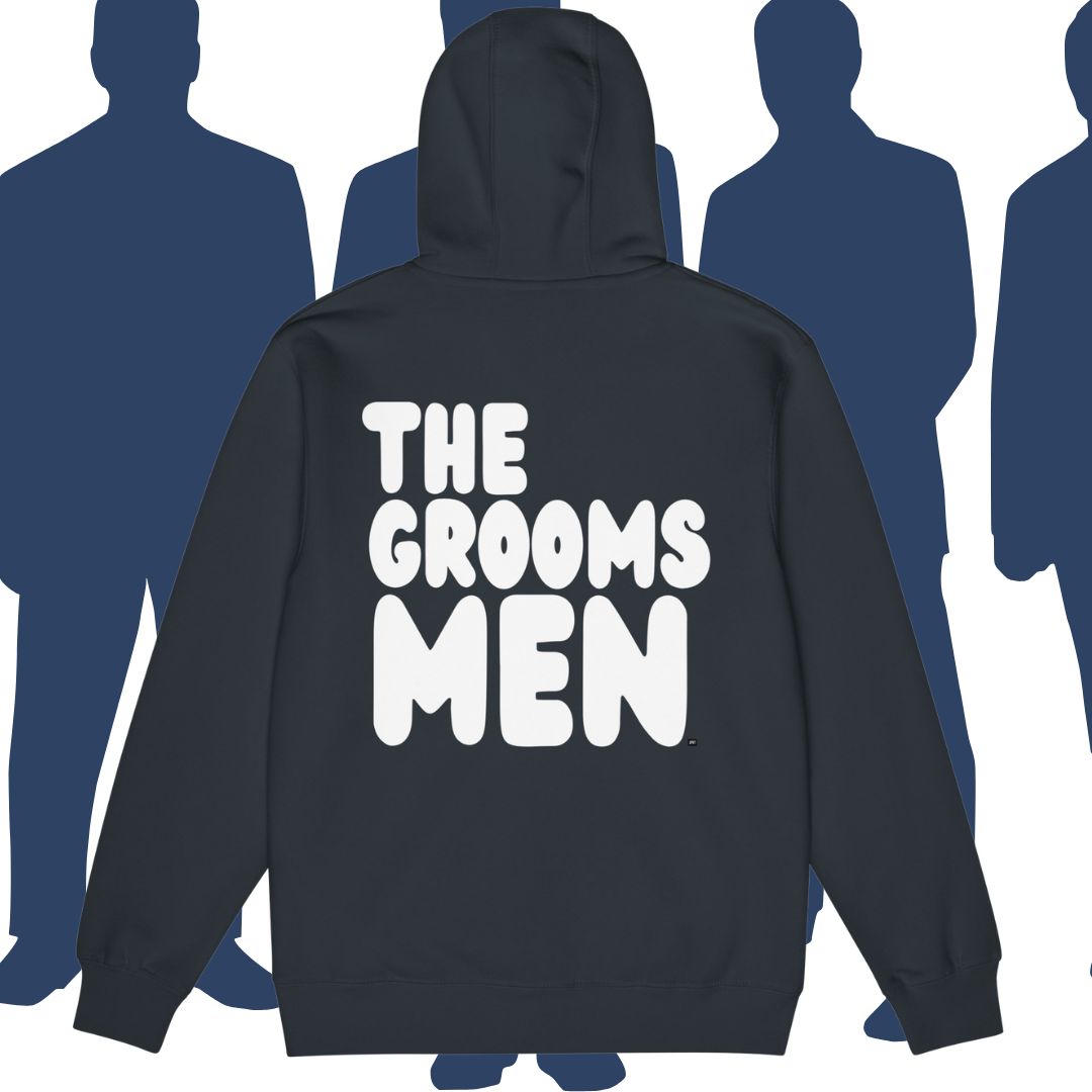 The Groomsmen Premium Unisex Zip-Up Hoodie - Available in Assorted Colors