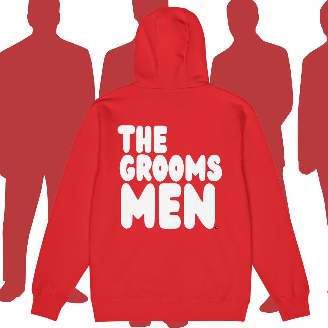 The Groomsmen Premium Unisex Zip-Up Hoodie - Available in Assorted Colors
