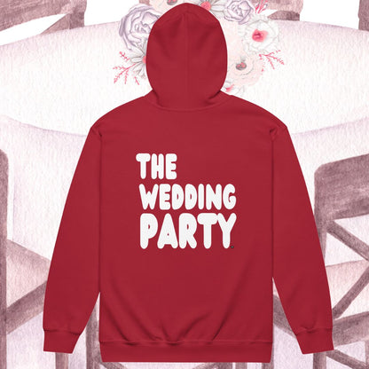 The Wedding Party Unisex Zip-Up Hoodie - Available in Assorted Colors