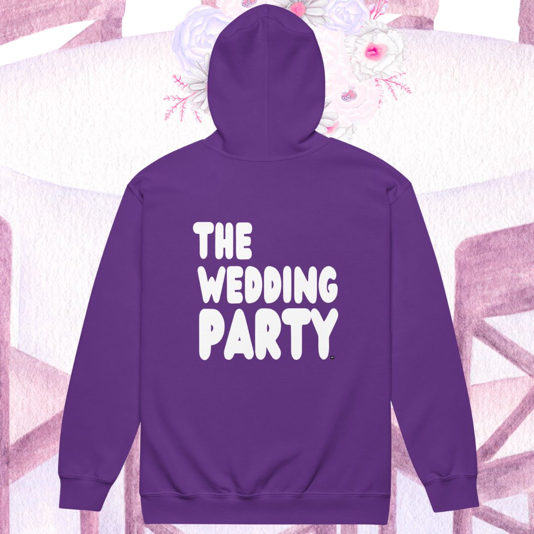 The Wedding Party Unisex Zip-Up Hoodie - Available in Assorted Colors