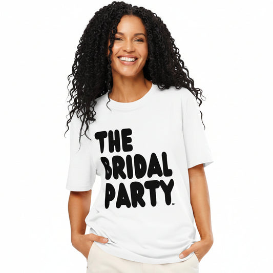 The Bridal Party Premium Unisex White T-Shirt