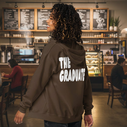 The Graduate Unisex Zip-Up Hoodie - Available in Assorted Colors