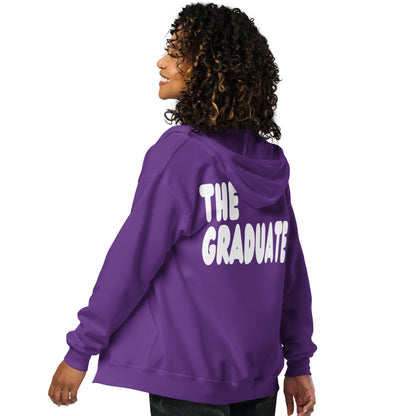 The Graduate Unisex Zip-Up Hoodie - Available in Assorted Colors