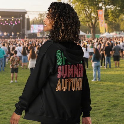 Spring into Summer Unisex Zip-Up Hoodie - Available in Assorted Colors
