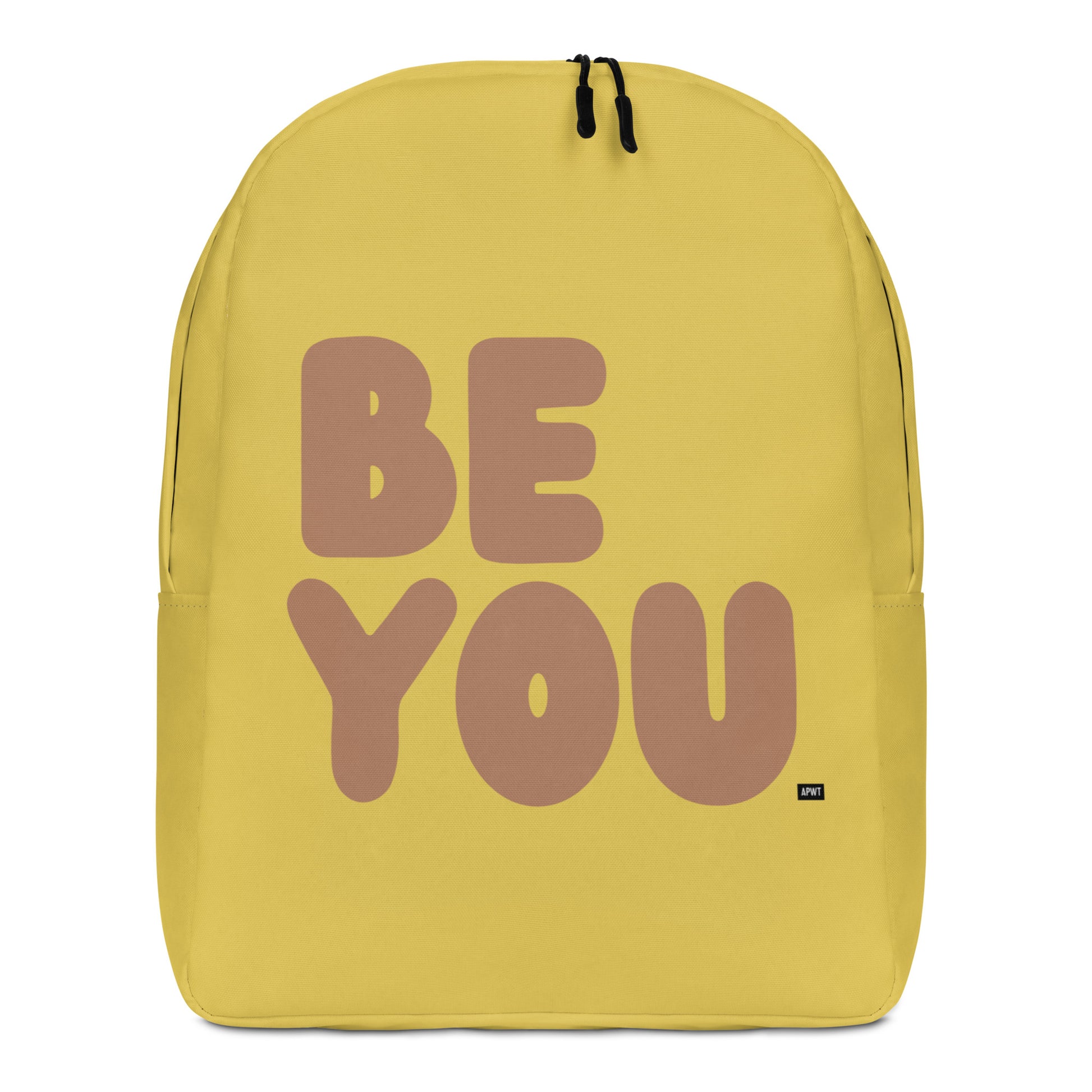Be You in Yellow and Brown Backpack - The APWT Gift Shop