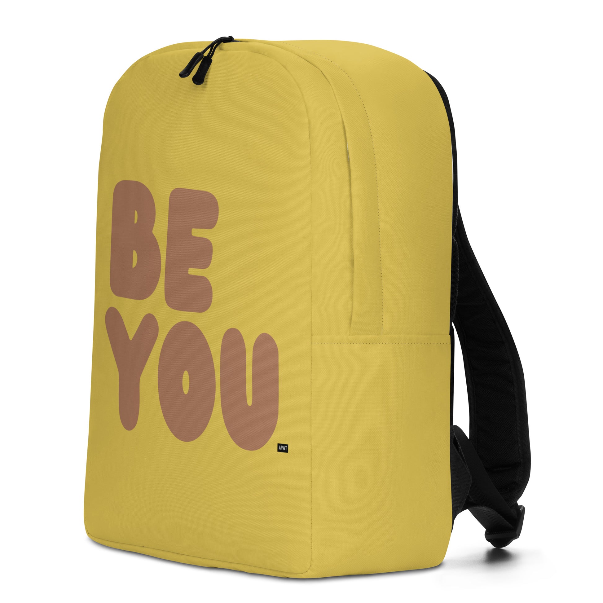 Be You in Yellow and Brown Backpack - The APWT Gift Shop