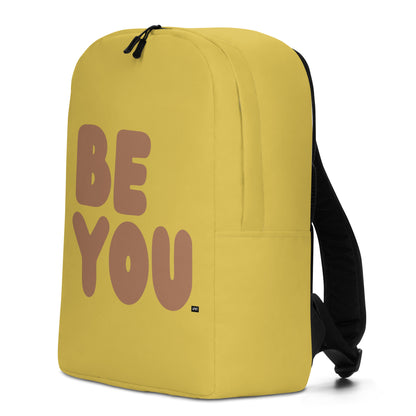 Be You in Yellow and Brown Backpack - The APWT Gift Shop