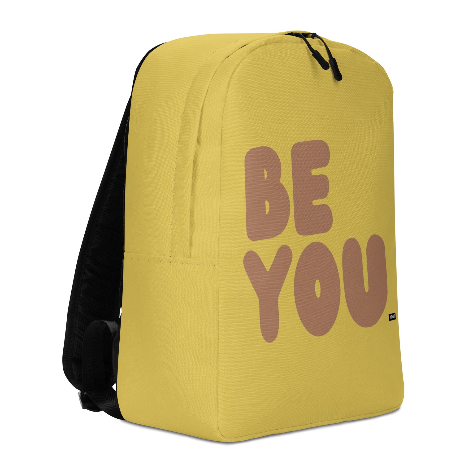 Be You in Yellow and Brown Backpack - The APWT Gift Shop