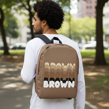 Shades in Brown Backpack