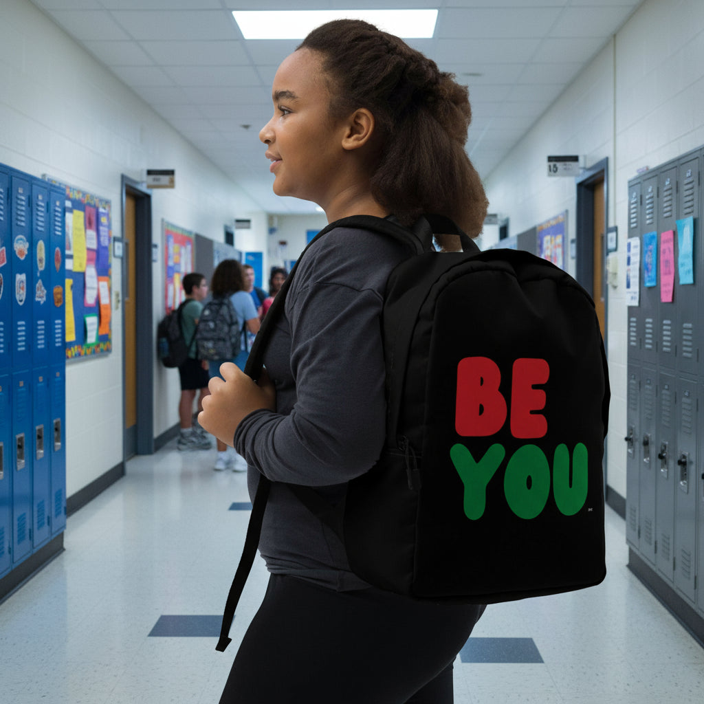 Be You in Black Backpack - The APWT Gift Shop