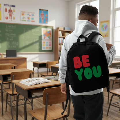 Be You in Black Backpack - The APWT Gift Shop