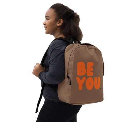Be You in Brown and Orange Backpack - The APWT Gift Shop