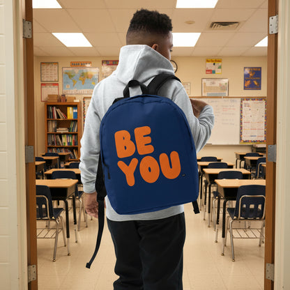 Be You in Blue and Orange Backpack - The APWT Gift Shop