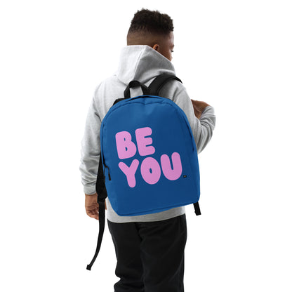 Be You in Blue and Pink Backpack - The APWT Gift Shop