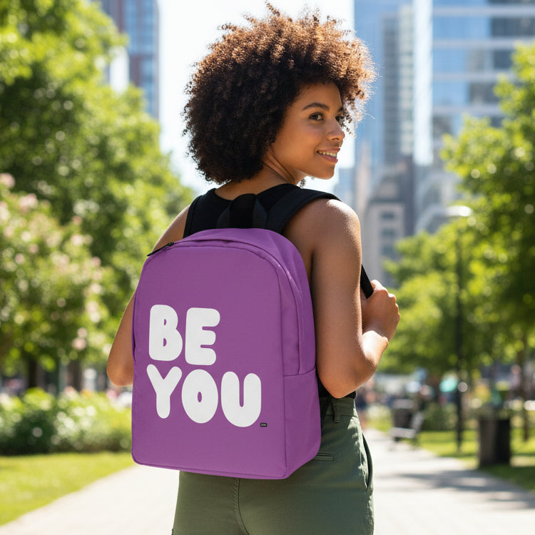 Be You in Purple Backpack