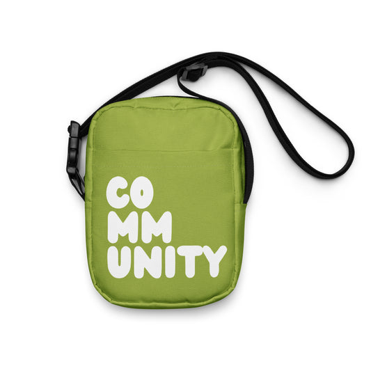 A Community in Lime Green Small Crossbody Bag - The APWT Gift Shop
