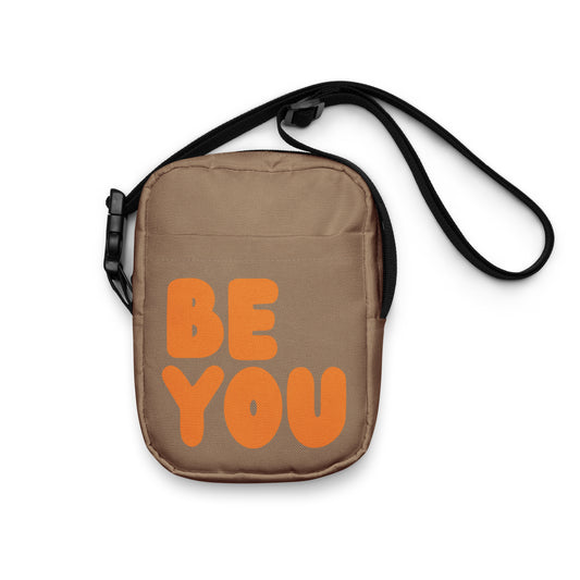 Be You in Brown and Orange Small Crossbody Bag - The APWT Gift Shop