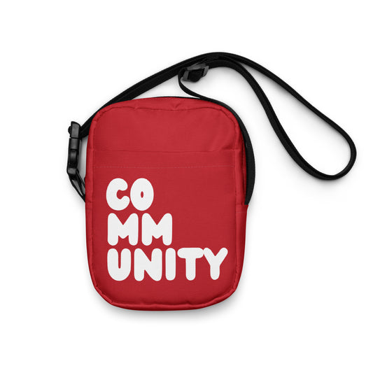 A Community in Crimson Small Crossbody Bag - The APWT Gift Shop