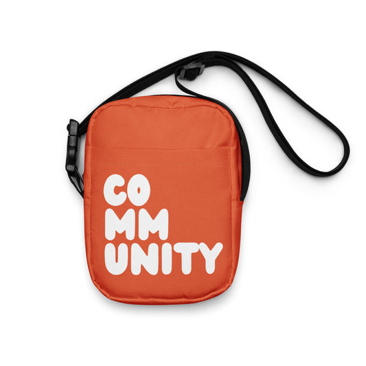 A Community in Tangerine Small Crossbody Bag - The APWT Gift Shop