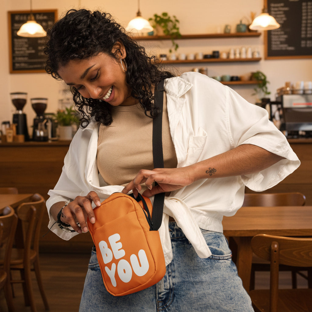 Be You in Orange Small Crossbody Bag