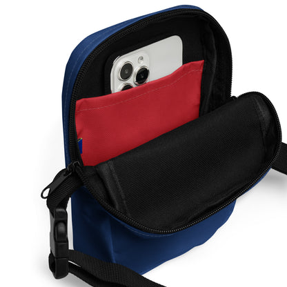 the inside of the The APWT Gift Shop's Please Vote Small Crossbody Bag from the APWT Vote Shop
