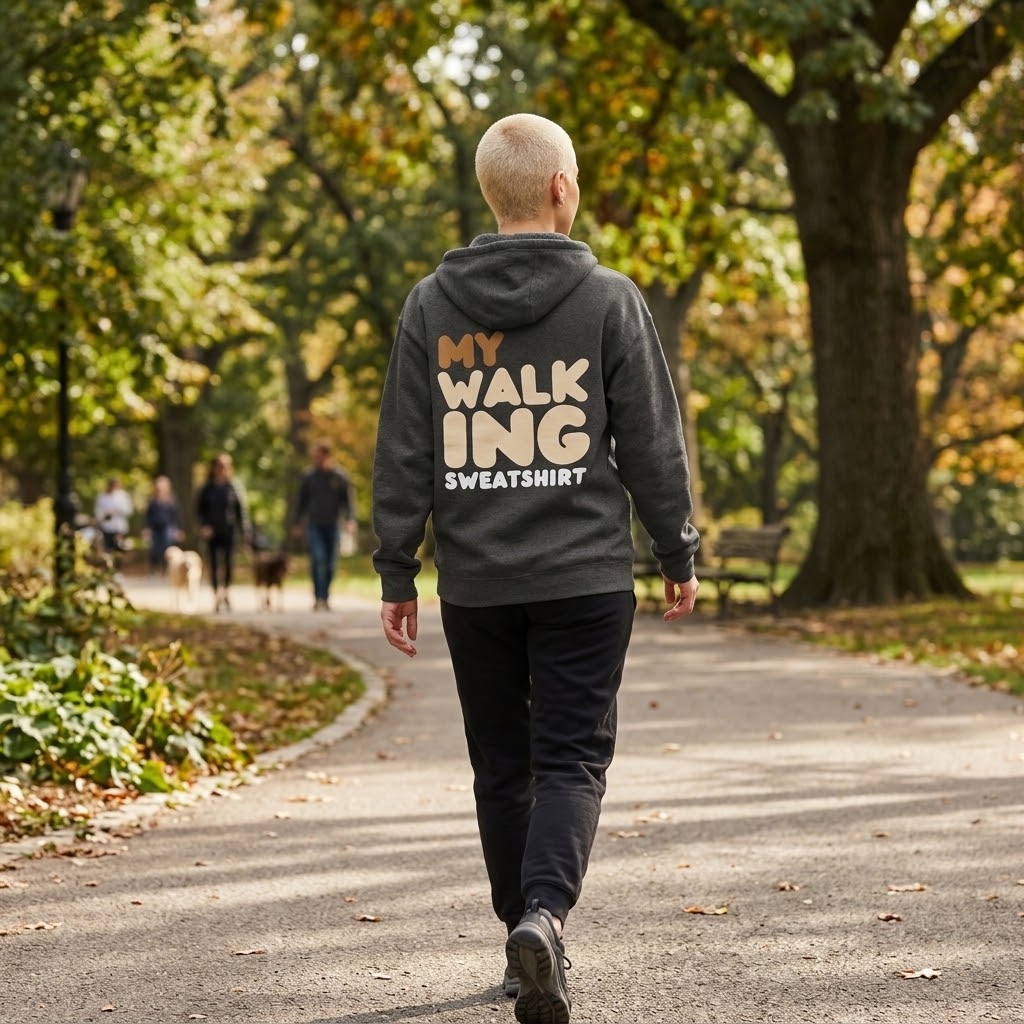 My Walking Sweatshirt Premium Unisex Zip-Up Hoodie - Available in Assorted Colors