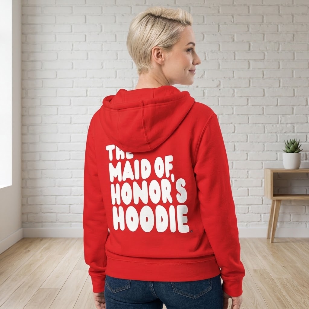 The Maid of Honor's Hoodie Premium Zip-Up Hoodie - Available in Assorted Colors