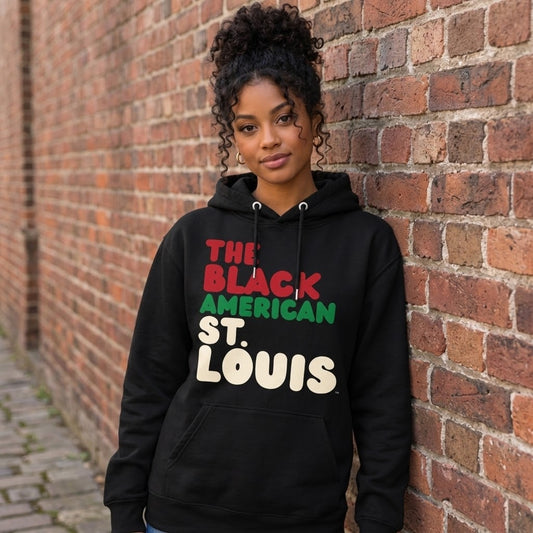 The Black American St. Louis Premium Unisex Hoodie