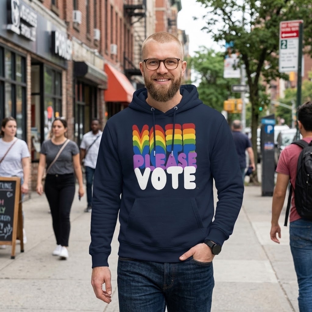 Please Vote in Color Premium Unisex Hoodie