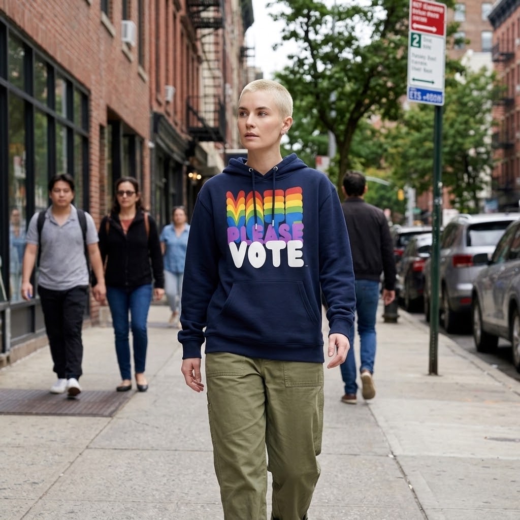 Please Vote in Color Premium Unisex Hoodie