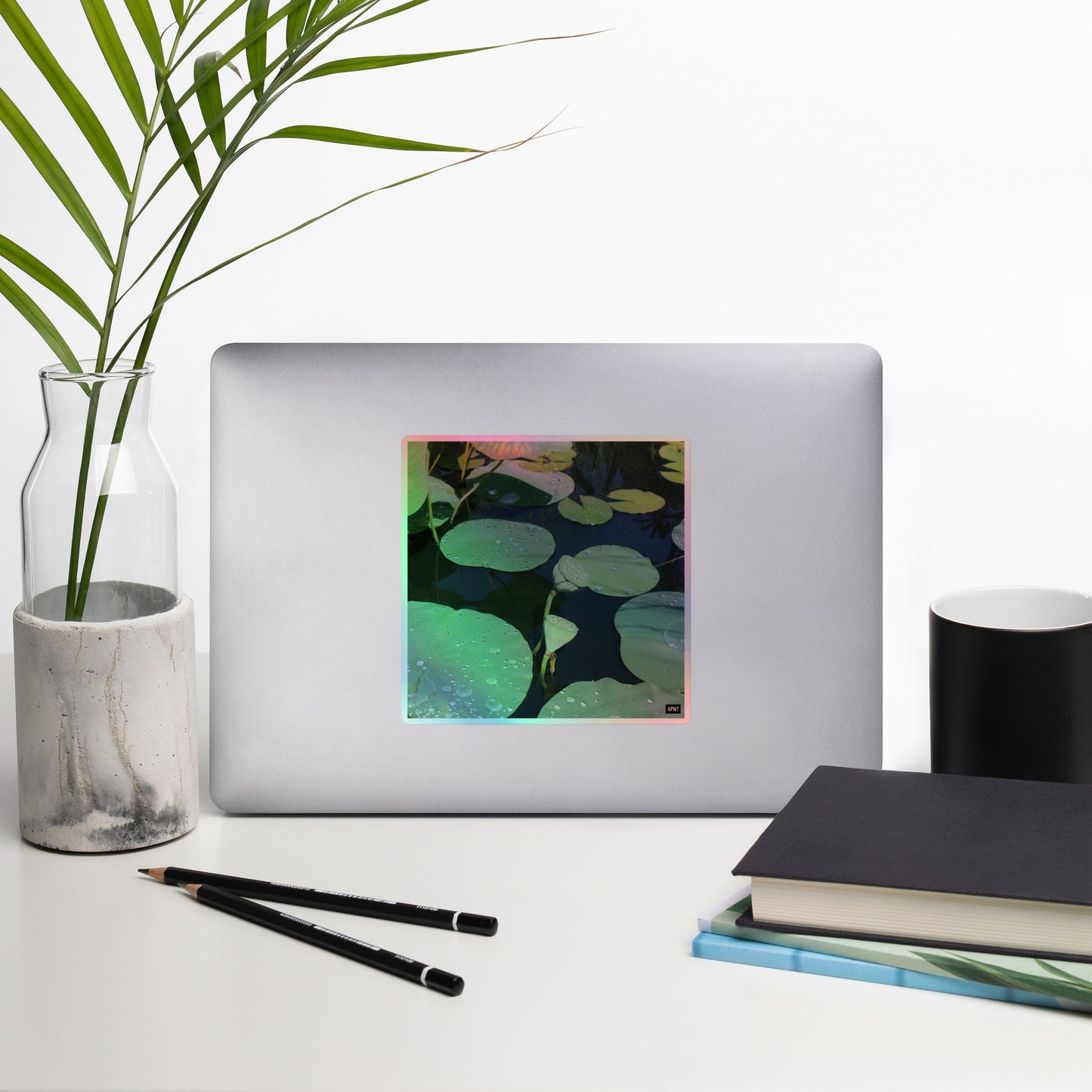 Lily Pads Holographic Vinyl Sticker