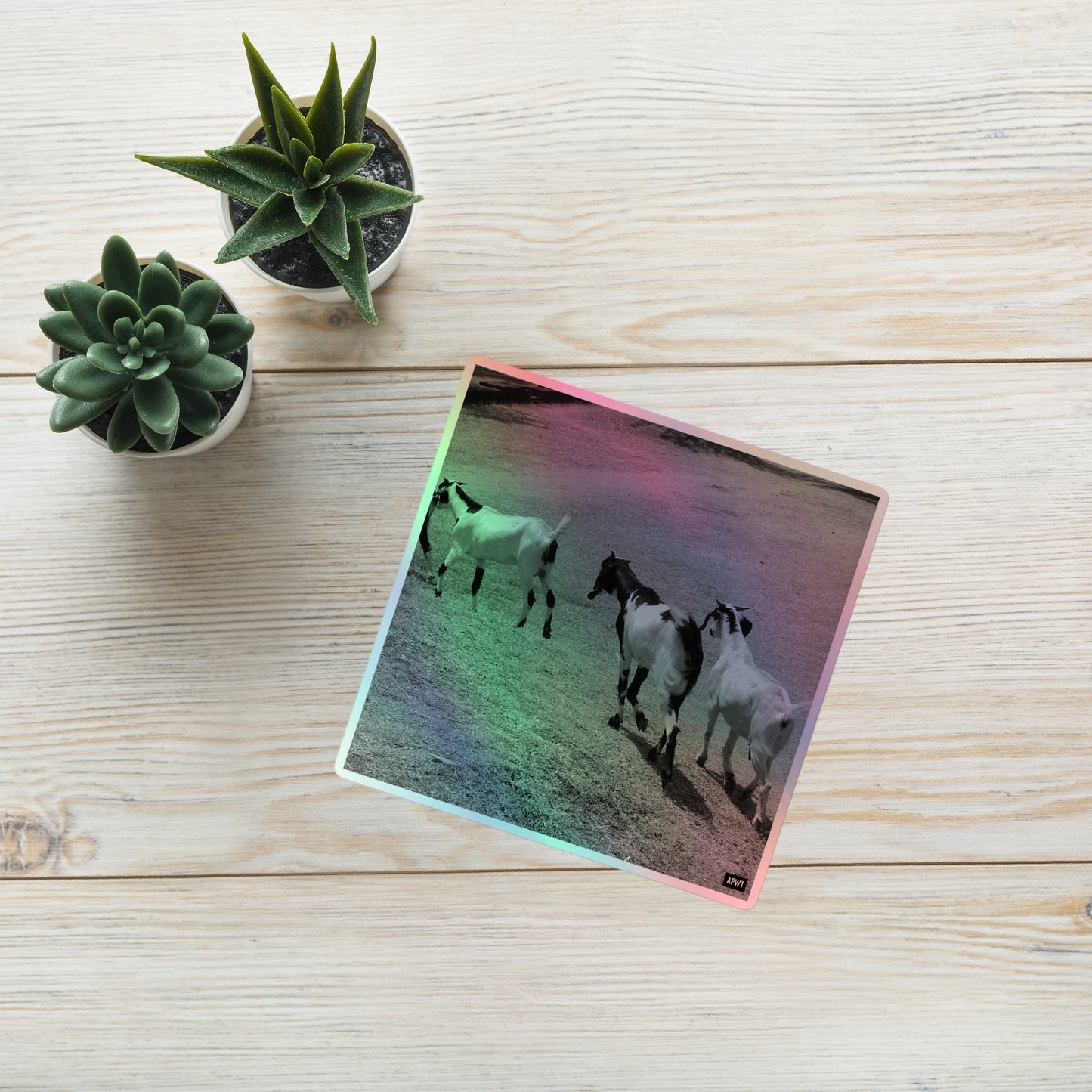 The Goats Holographic Vinyl Sticker