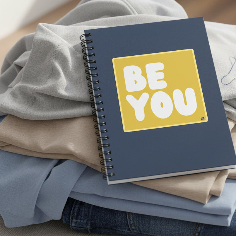 Be You in Yellow Vinyl Sticker