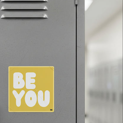 Be You in Yellow Vinyl Sticker