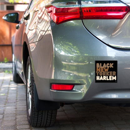 Black New Yorker Harlem Vinyl Sticker