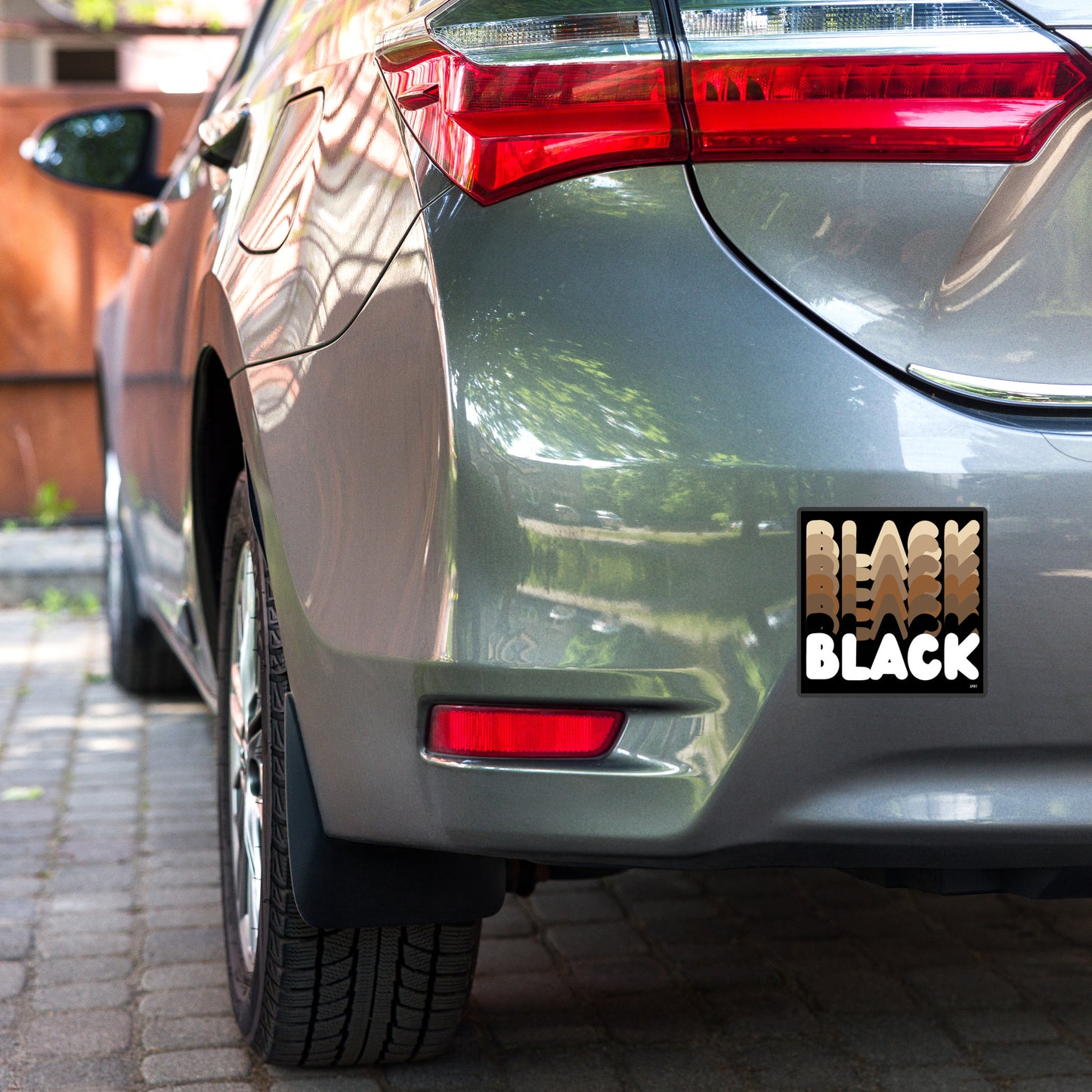 Shades in Black Vinyl Sticker